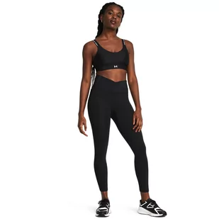 Damskie legginsy treningowe Under Armour Meridian Crossover Ankle - czarne - UNDER ARMOUR - Spodnie sportowe damskie - miniaturka - grafika 1