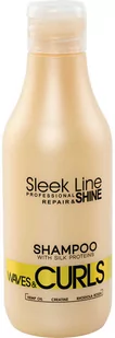 Stapiz Sleek Line Waves&Curls Szampon do włosów kręconych, falowanych i puszących się 300ml - Szampony do włosów - miniaturka - grafika 1