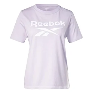 Reebok Damska koszulka tożsamości, biała, M, biały, L - Koszulki i topy damskie - miniaturka - grafika 1
