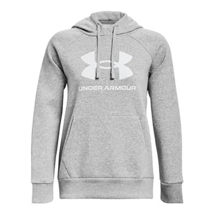 Under Armour Damska koszulka UA Rival Fleece Big Logo Hdy - Koszulki i topy damskie - miniaturka - grafika 1
