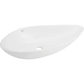 Umywalki - baliv Umywalka WBA-7000 nablatowa ceramiczna biała - miniaturka - grafika 1