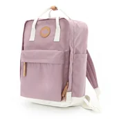 Torby na laptopy - Funkcjonalny plecak miejski na laptopa w kolorze różowym - Himawari - miniaturka - grafika 1