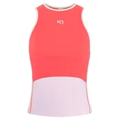 Koszulki sportowe damskie - Damski podkoszulek Kari Traa Linnea Top Rozmiar: M / Kolor: czerwony - miniaturka - grafika 1