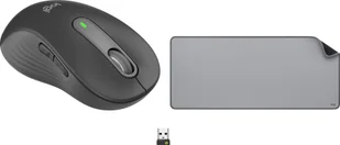 Logitech M650 L Grafitowy Left 910-006239 + Studio Series - MID GREY 956-000052 - Myszki - miniaturka - grafika 1