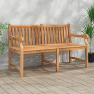 Ławki ogrodowe - Vidaxl Ławka Ogrodowa, 150 Cm, Lite Drewno Tekowe - miniaturka - grafika 1