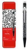 Długopisy - Długopis CARAN D''ACHE 849, Keith Haring, w pudełku, czarny - miniaturka - grafika 1