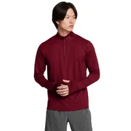 Koszulki sportowe męskie - Męski longsleeve do biegania Under Armour UA Launch Pro 1/4 Zip - czerwony - UNDER ARMOUR - miniaturka - grafika 1