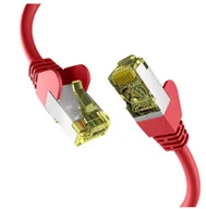 Patchcordy - EFB Elektronik EC020200052 kabel sieciowy Czerwony 3 m Cat6a S/FTP (S-STP) - miniaturka - grafika 1