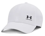 Czapki męskie - Czapka męska UNDER ARMOUR z daszkiem Iso-chill Armourvent Adj Biała - miniaturka - grafika 1