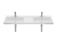 Umywalki - Roca A3270MU000 GAP Umywalka ścienna 140x46 cm podwójna - miniaturka - grafika 1