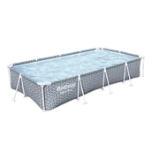 Baseny ogrodowe - BASEN OGRODOWY do ogrodu STELAŻOWY Rodzinny 366x201 cm Bestway 561FT - miniaturka - grafika 1