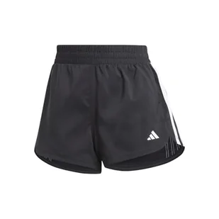 adidas Damskie szorty Pacer Training 3 Stripes Woven Mid Rise - Spodenki damskie - miniaturka - grafika 1