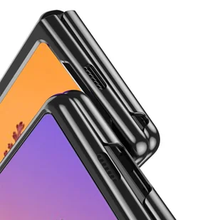 Plating Case etui Samsung Galaxy Z Fold 4 pokrowiec z metaliczną ramką niebieskie - Etui i futerały do telefonów - miniaturka - grafika 7