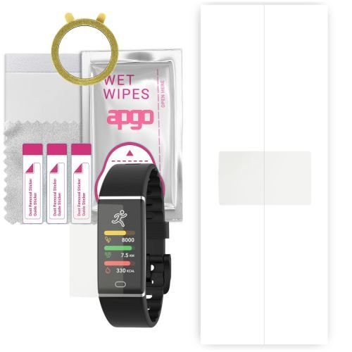 1x folia hydrożelowa MATOWA do MyKronoz ZeTrack+ Plus - apgo Smartwatch Hydrogel MATTE Protection Ochrona na ekran smartwatcha
