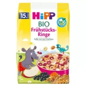 Kaszki dla dzieci - Hipp Chrupiące kółka wielozbożowe od 15. miesiąca 120 g Bio - miniaturka - grafika 1