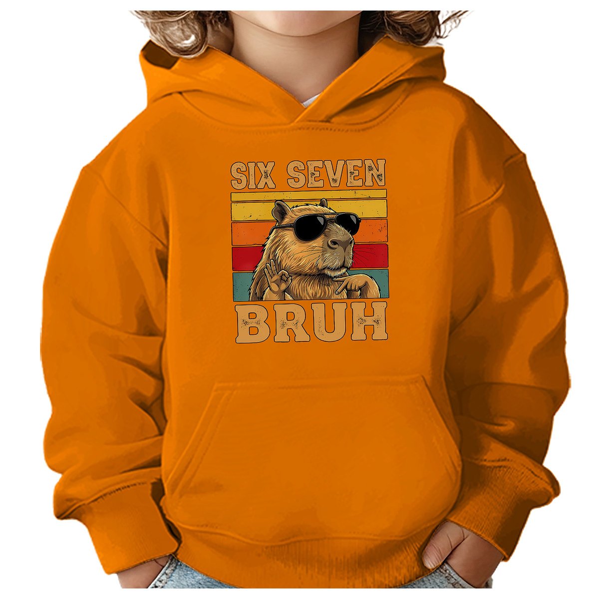 BLUZA DZIECIĘCA 67 SIX SEVEN VIRAL CAPYBARA 104 CHŁOPIĘCA DZIEWCZĘCA