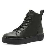 Śniegowce damskie - Tamaris Damskie buty WL Lace Boot 1-26911-45 śniegowce, Black Uni, rozmiar 37 EU, black uni, 37 EU - miniaturka - grafika 1