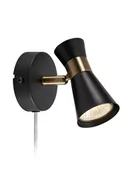 Lampy ścienne - Kinkiet FOLIE Czarny 108625 – Markslojd - miniaturka - grafika 1