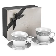 Filiżanki - Komplet filiżanek Tadar Bella Feguro Grigio 250 ml - miniaturka - grafika 1
