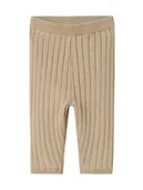 Spodenki dla niemowląt - name it Legginsy "Omun" w kolorze beżowym - miniaturka - grafika 1