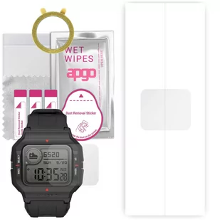 1x Folia hydrożelowa do Amazfit Neo - apgo Smartwatch Hydrogel Protection Ochrona na ekran smartwatcha - Akcesoria do smartwatchy - miniaturka - grafika 1