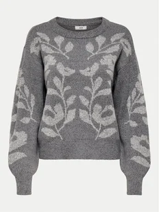 JDY Sweter Helga 15335460 Szary Regular Fit - Swetry damskie - miniaturka - grafika 1
