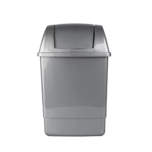 ALTOM KOSZ KLIP 12L SREBRNY (100) 5902443994449 - Kosze na śmieci - miniaturka - grafika 1