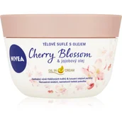 Balsamy i kremy do ciała - Nivea Cherry Blossom & Jojoba Oil śmietanka do ciała 200 ml - miniaturka - grafika 1