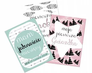 Karty do zdjęć - FOTO CARDS - pierwszy rok życia - Scrapbooking - miniaturka - grafika 1