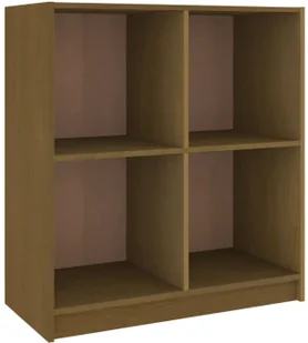 Drewniany kwadratowy regał stojący miodowy brąz G5-N54 - Regały Drewniany kwadratowy regał stojący miodowy brąz G5-N54 - Regały - miniaturka - grafika 1