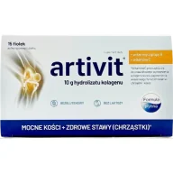 Stawy, mięśnie, kości - Artivit z witaminą C płyn,15 fiolek - miniaturka - grafika 1
