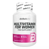 Suplementy naturalne - BioTech, Multiwitamina dla kobiet USA, 60 tabl. - miniaturka - grafika 1