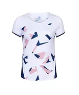 Koszulki i topy damskie - Babolat Compete Cap Sleeve Top G Koszulka dziecięca - miniaturka - grafika 1