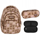 Plecaki - Plecak Trzykomorowy Dogs Piesek Backup O17 Derform - miniaturka - grafika 1