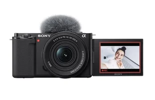 Sony ZV-E10 + E PZ 16-50mm f/3.5-5.6 OSS II - Aparaty Cyfrowe Sony ZV-E10 + E PZ 16-50mm f/3.5-5.6 OSS II - Aparaty Cyfrowe - miniaturka - grafika 1