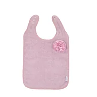 Śliniaki i fartuszki - BO JUNGLE BO JUNGLE ŚLINIACZEK ECO ORGANIC FLOWER PINK B520110 - miniaturka - grafika 1