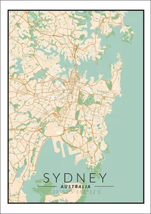 Galeria Plakatu, Plakat, Sydney Mapa Kolorowa, 59,4x84,1 cm - Plakaty - miniaturka - grafika 1