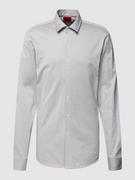 Koszule męskie - Koszula biznesowa o kroju slim fit ze wzorem na całej powierzchni model ‘Elisha’ - miniaturka - grafika 1