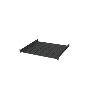 Intellinet Półka 1U 400mm rack 19"" 2 punkty mocowania perforowana czarna (924252) - Akcesoria do szaf serwerowych - miniaturka - grafika 2