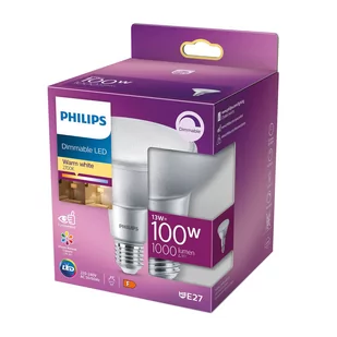 Philips reflektor LED E27 PAR38 13W 827 ściemniany - Żarówki LED - miniaturka - grafika 3