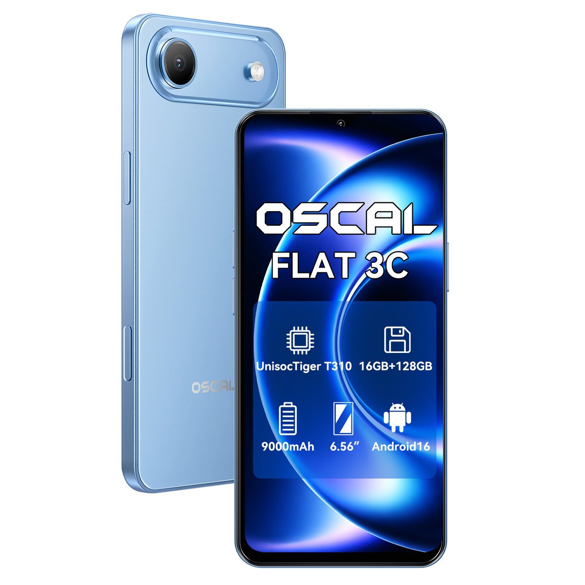 OSCAL FLAT 3C 4GB/128GB Niebieski