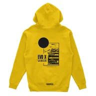 Odzież do sportów motorowych - Bluza z kapturem Mitsubishi Lancer Evo X żółta-XS - miniaturka - grafika 1