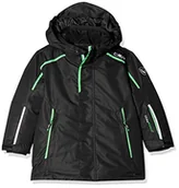 Kurtki i płaszcze dla chłopców - CMP Unisex dziecięca kurtka narciarska Feel Warm Flat 3.000 Feel Warm Flat 3.000 czarny Nero-Green-B.Co 98 - miniaturka - grafika 1