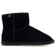 Botki damskie - Buty Emu Australia Wallaby Mini Teens T10103BLAK - czarne - miniaturka - grafika 1