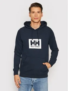 Helly Hansen Bluza Hh Box 53289 Granatowy Regular Fit - Bluzy męskie - miniaturka - grafika 1