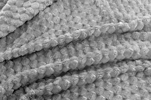 Koc 70 x 160 Flanelowy Design Cindy6 Srebrny - Koce - miniaturka - grafika 4