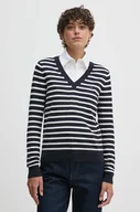 Swetry damskie - Tommy Hilfiger sweter damski kolor niebieski lekki WW0WW40098 - miniaturka - grafika 1