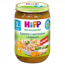 Hipp Kaszotto z warzywami i indykiem po 12. miesiącu 250 g Bio - Dania dla dzieci - miniaturka - grafika 1