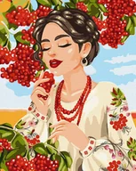 Malowanie po numerach - Ideyka Malowanie po numerach - Kalina czerwona 40x50cm - miniaturka - grafika 1