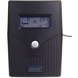 Digitus Zasilacz awaryjny UPS Line-Ineractive LCD 600VA/360W (DN-170063-LCD) - Zasilacze awaryjne UPS - miniaturka - grafika 1